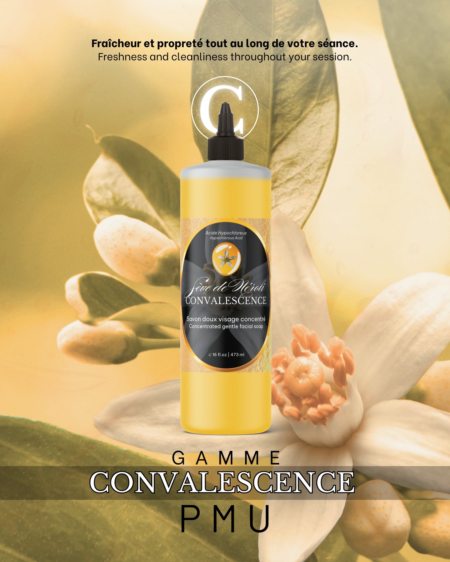 Sève de Néroli 16 oz PMU Concentrated Gentle Facial Soap