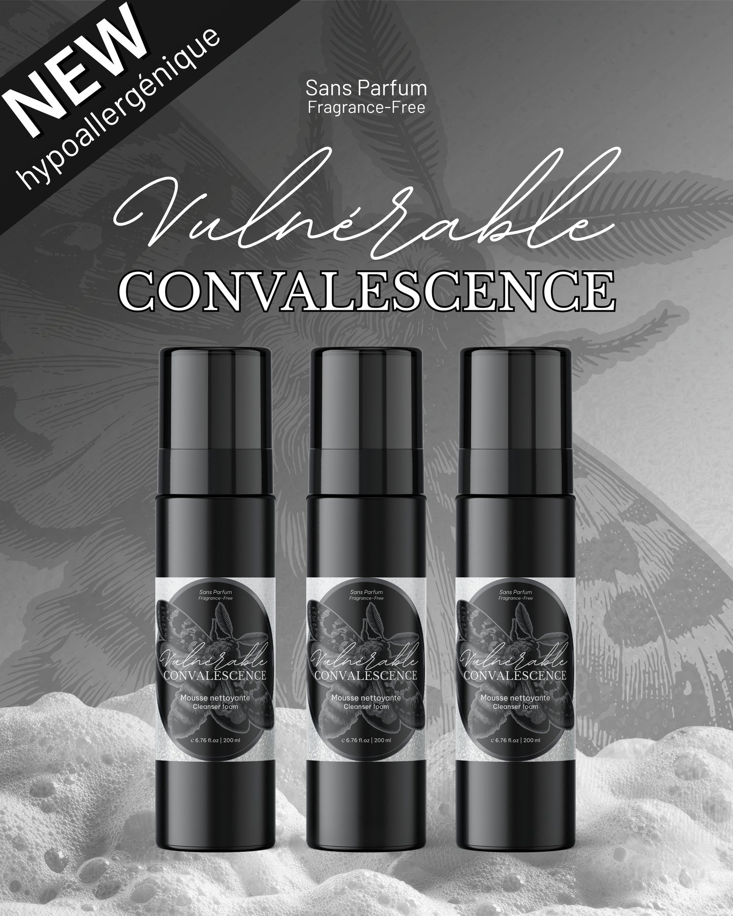 Vulnérable Mousse nettoyante Sans parfum 200 ml
