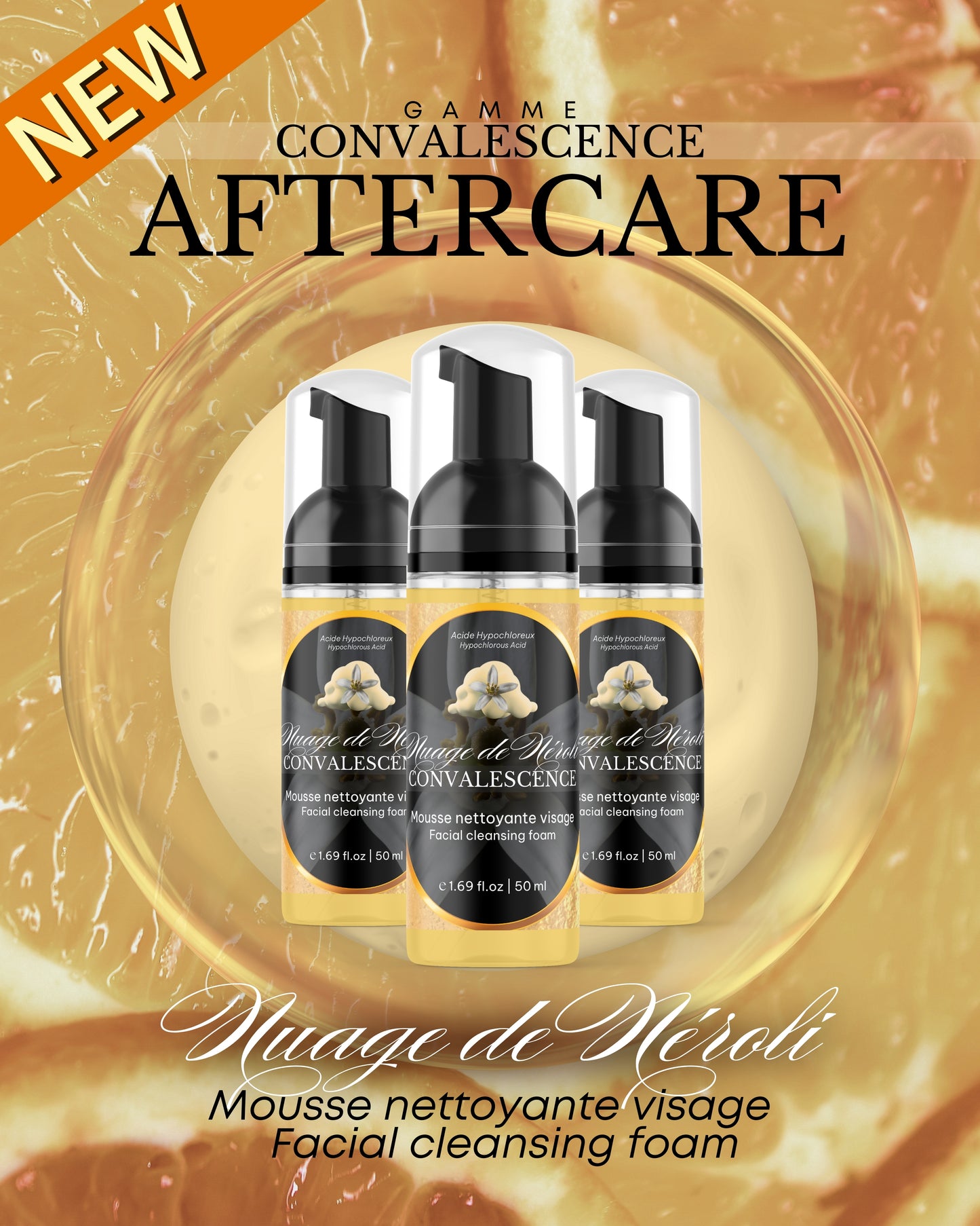 Nuage de Néroli 50 ml Mousse nettoyante visage PMU