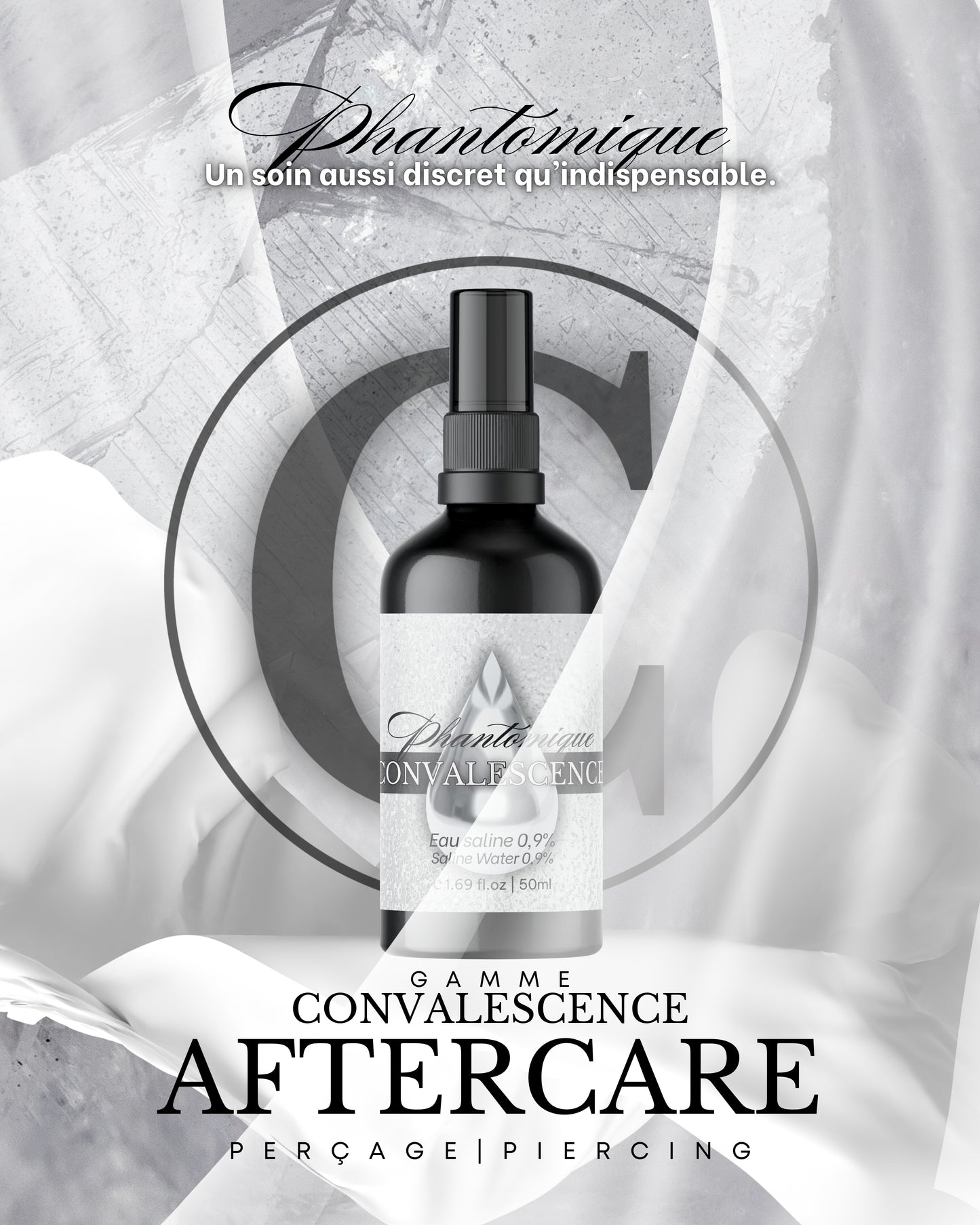 Phantomique 50 ml Saline Water 0.9% USP