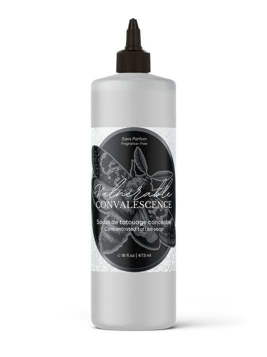 Vulnérable Savon de tatouage concentré Sans parfum 16 oz
