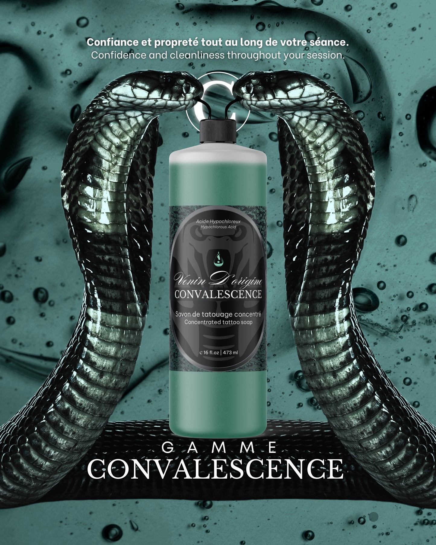 Venin D’origine 16 oz Savon de tatouage concentré